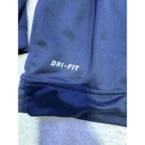 Nike Men’s Long Sleeve Dri Fit Quarter Zip Pullover Xl Navy Eagle Embroidery - Picture 9 of 13